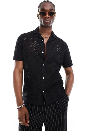 AllSaints Quinta short sleeve shirt in