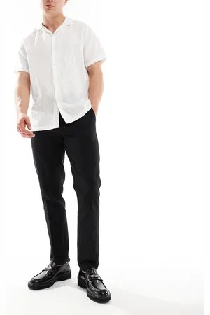 River Island Textured smart pants in