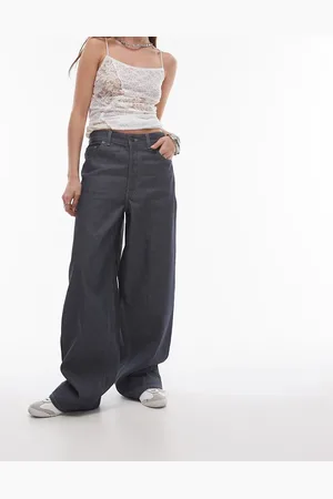 Topshop Gilmore low slung boyfriend jeans in raw