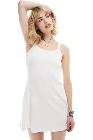 Monki Jersey mini slip dress in