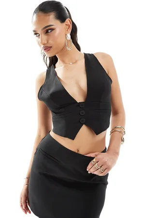 Kaiia Cropped vest in - part of a set