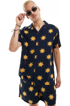 Hunky Trunks Wavy sun beach shirt in - part of a set