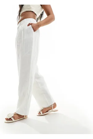NA-KD Tailored linen pants in - part of a set