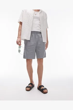 Topman Linen blend shorts in