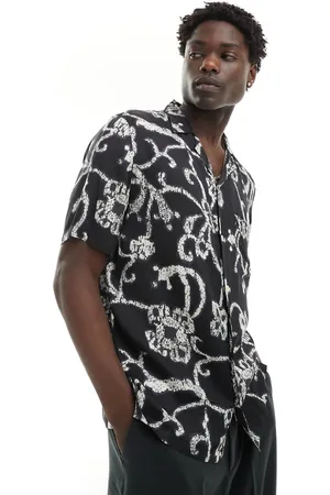 AllSaints Webs shirt in print