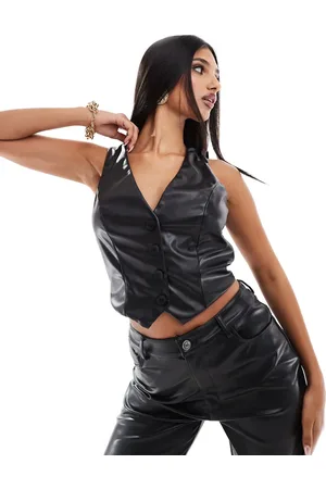 ASOS Leather look vest in