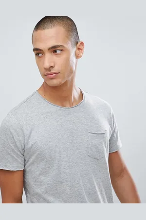 Brave Soul Basic Raw Edge T-Shirt