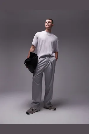 Topman Oversize fit slub plisse t-shirt in