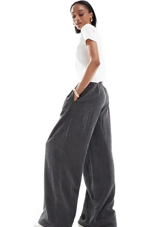 ASOS ASOS DESIGN Tall cord wide leg pull on pants in