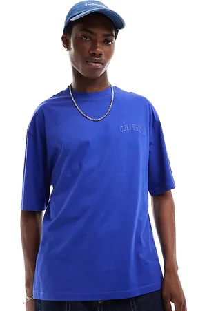 COLLUSION Varsity embroidery T-shirt in