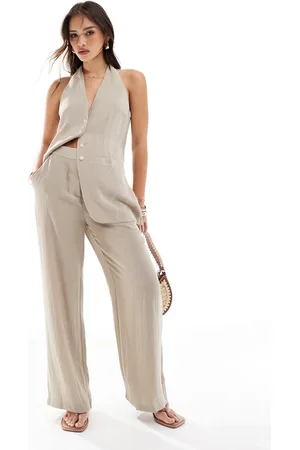 Pretty Lavish Tailored pants in taupe - part of a set