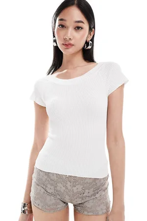 Free People Round neck baby tee in