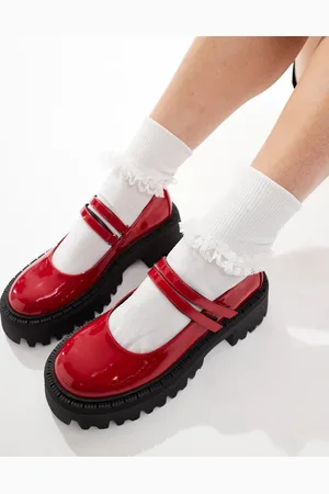 Raid Imani chunky mary janes in patent
