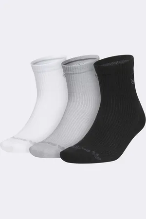 adidas 3-pack quarter socks in
