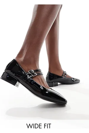 Glamorous Double strap mary janes in patent