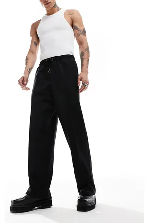 ASOS Pull on wide leg smart pants in