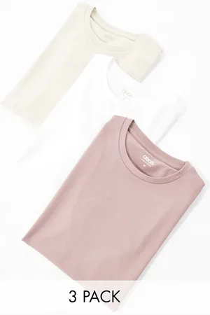 ASOS 3 pack muscle fit t-shirts in multiple colors