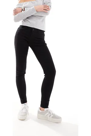 Noisy May Allie low rise skinny jeans in washed