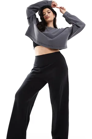 ASOS Curve Icon soft touch wide leg dance pants in