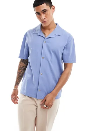 ASOS Relaxed button down shirt in mid