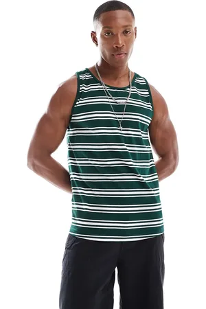 Brave Soul Classic striped tank in & white