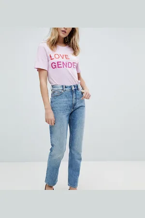 Monki Washed Straight Leg