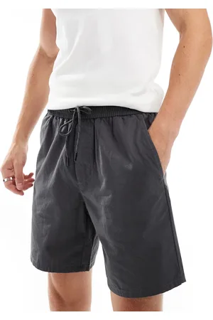Only & Sons Pull on parachute shorts in