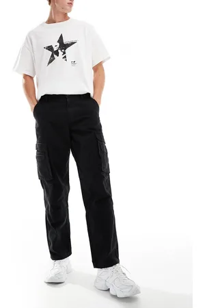 ASOS Baggy cargo pants in heavy twill