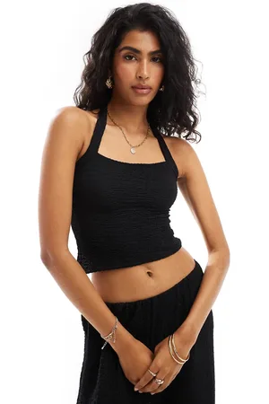 COLLUSION Textured halter top in - part of a set