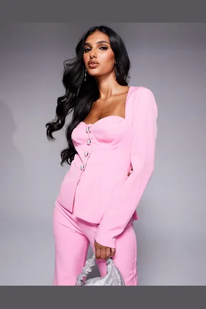 ASOS Sweetheart tailored blazer with bow back in - part of a set