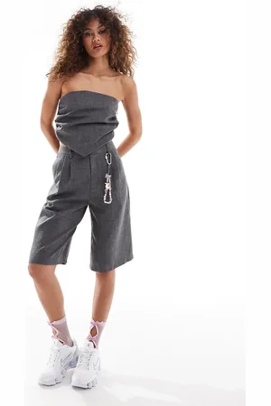 COLLUSION Tailored relaxed knee length shorts - part of a set