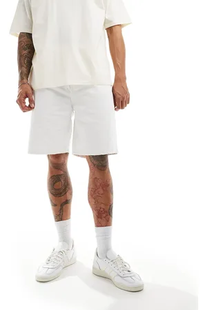 Weekday Galaxy loose fit denim shorts in