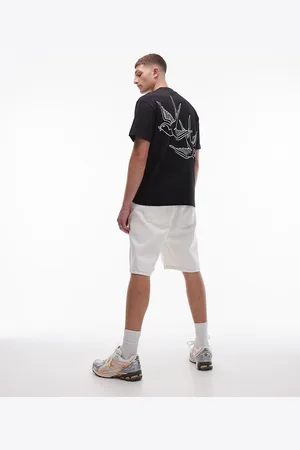 Topman Oversized fit t-shirt with swallows back print in