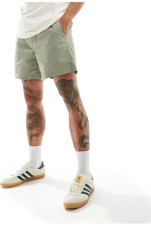 Weekday Zed regular fit shorts in sage