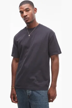 Topman Oversized fit T-shirt in washed black