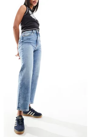 Monki Zami high waist straight leg jeans in vintage
