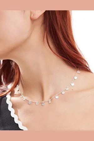 Monki Mix and match drop dots necklace in
