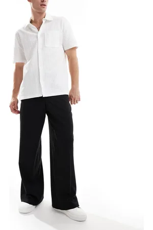 ASOS Loose fit dress pants in black
