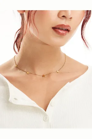 LOST SOULS Stainless steel star necklace in 18k plated