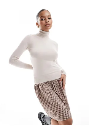 Stradivarius Turtle neck sweater in beige