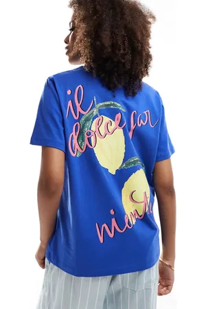 ASOS Regular fit T-shirt with lemon graphic in