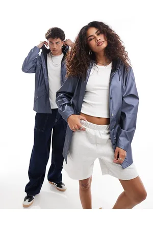 Rains 12010 waterproof short jacket in shiny