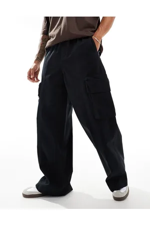 ASOS Super baggy cargo pants with panel details in