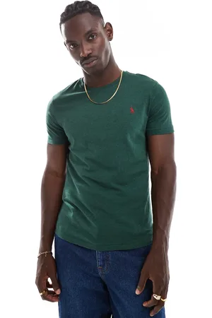 Ralph Lauren Icon logo t-shirt in dark heather