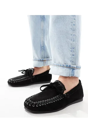 ASOS Merit leather boat shoe in