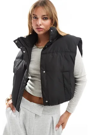 ASOS Funnel neck puffer vest in