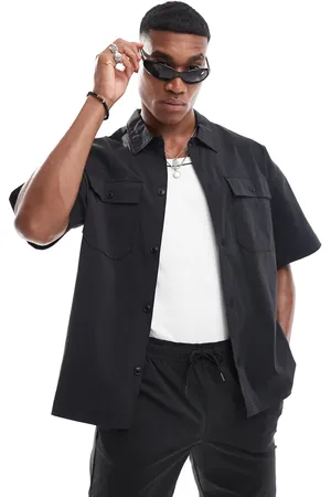 JACK & JONES Oversized nylon utility pocket shirt in - part of a set