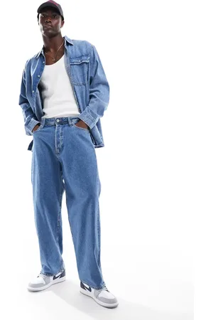 JACK & JONES Ron skater jeans in mid wash - part of a set
