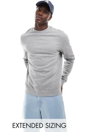 ASOS Crew neck sweatshirt in heather