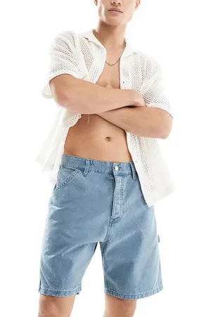 JACK & JONES Baggy carpenter fit denim shorts in